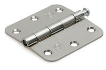 Scharnier met losse pen ronde hoeken pen mm verzinkt  width=