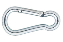 Karabijnhaak A-kwaliteit verzinkt  width=