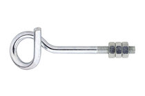 Bevestigingshaak metrische draad verzinkt  width=