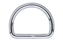 Gelaste D-Ring verzinkt  width=