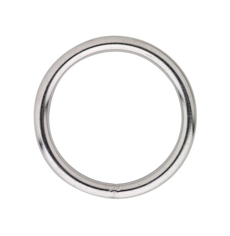 Gelaste ring 090-10 mm RVS AISI 316