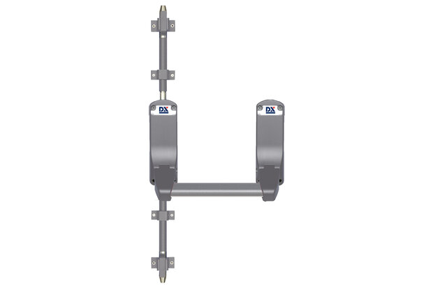 Anti-paniekstang 2-puntssluiting DX 294-serie zilvergrijs