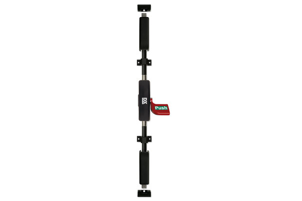 Anti-paniekpushpad 2-puntssluiting DX 512P-serie rood-zwart