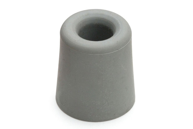 Deurbuffer rubber grijs &Oslash;30x24 mm