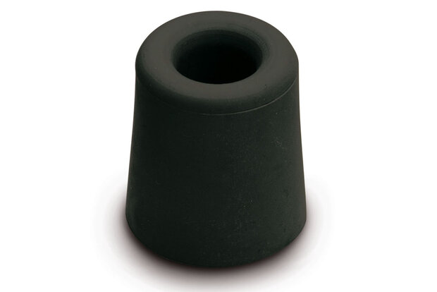 Deurbuffer rubber zwart 30x24 mm