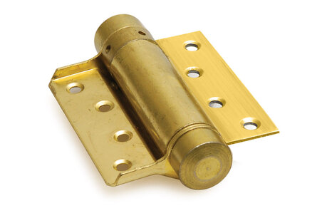 Bommerscharnier enkelwerkend 39/175 mm vermessingd